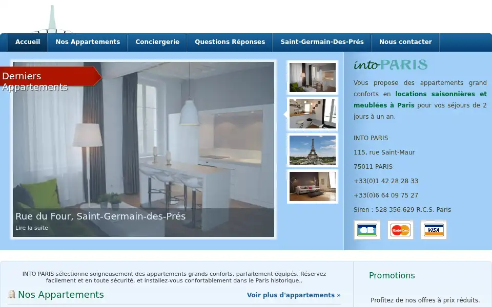 Screenshot of into-paris.com
