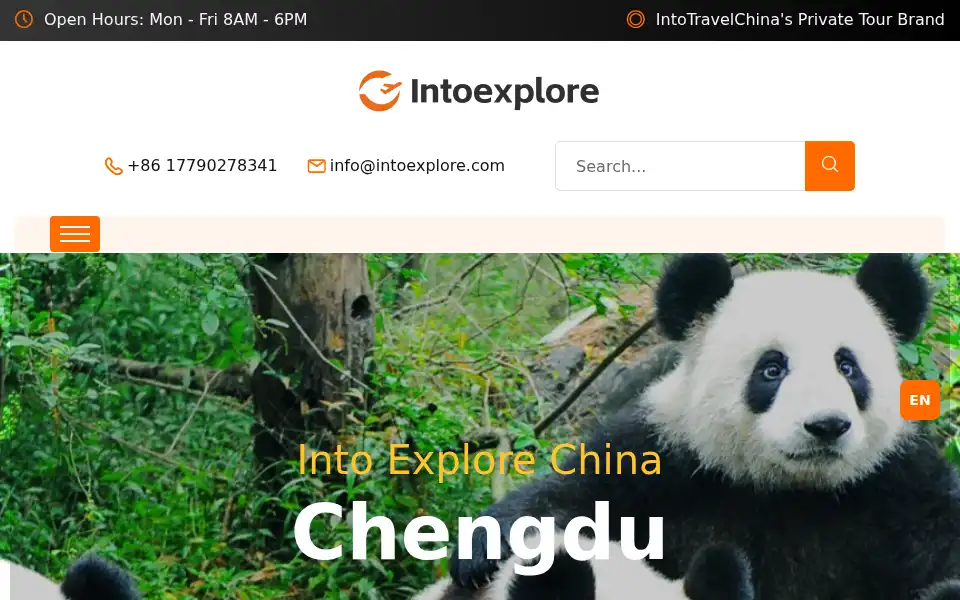 Screenshot of intoexplore.com