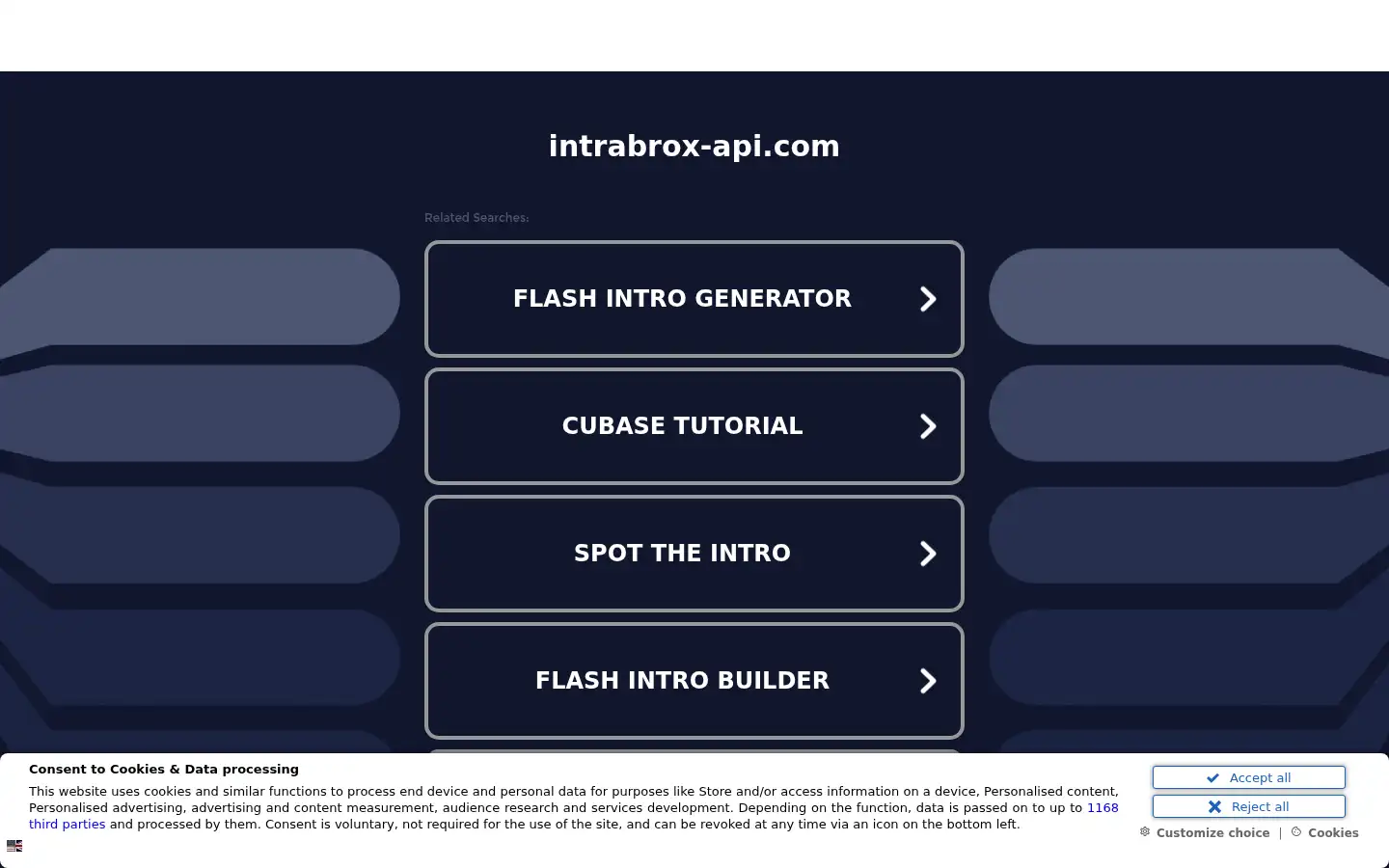 Screenshot of intrabrox-api.com