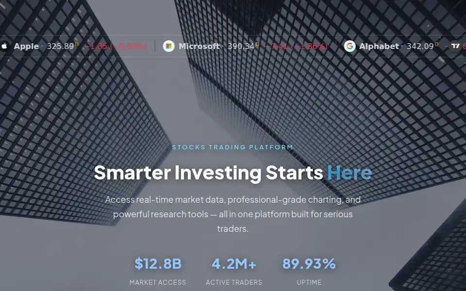 Screenshot of intrade24.com
