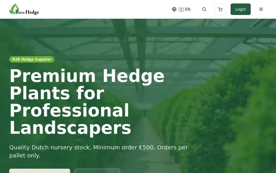 Screenshot of intrahedge.com