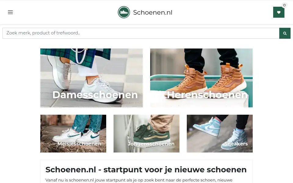 Screenshot of intreza.nl