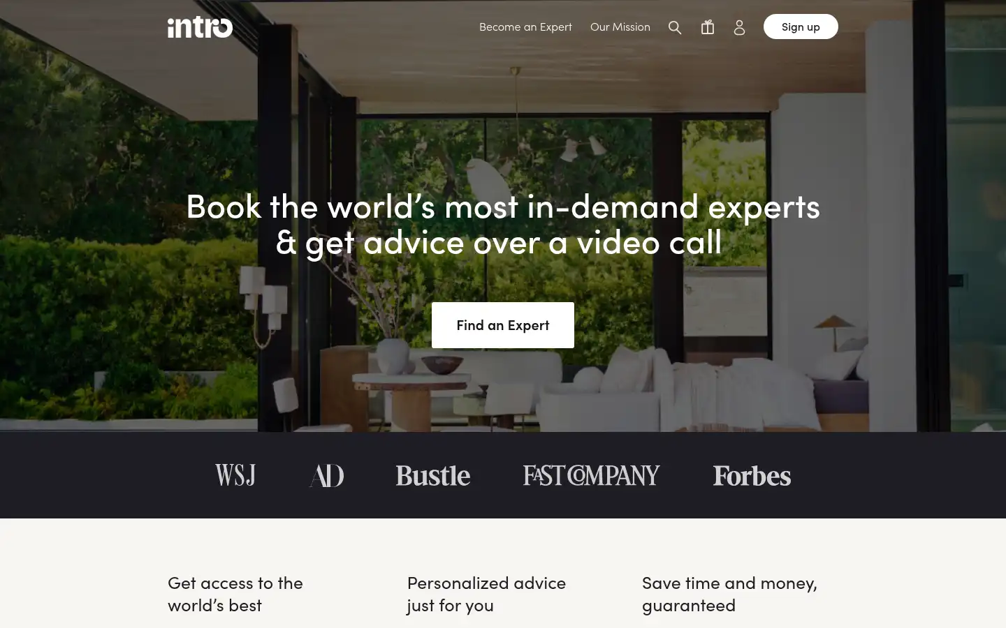 Screenshot of intro.co