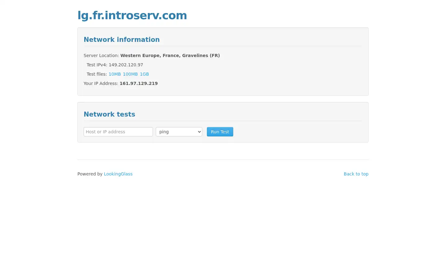 Screenshot of introserv.com