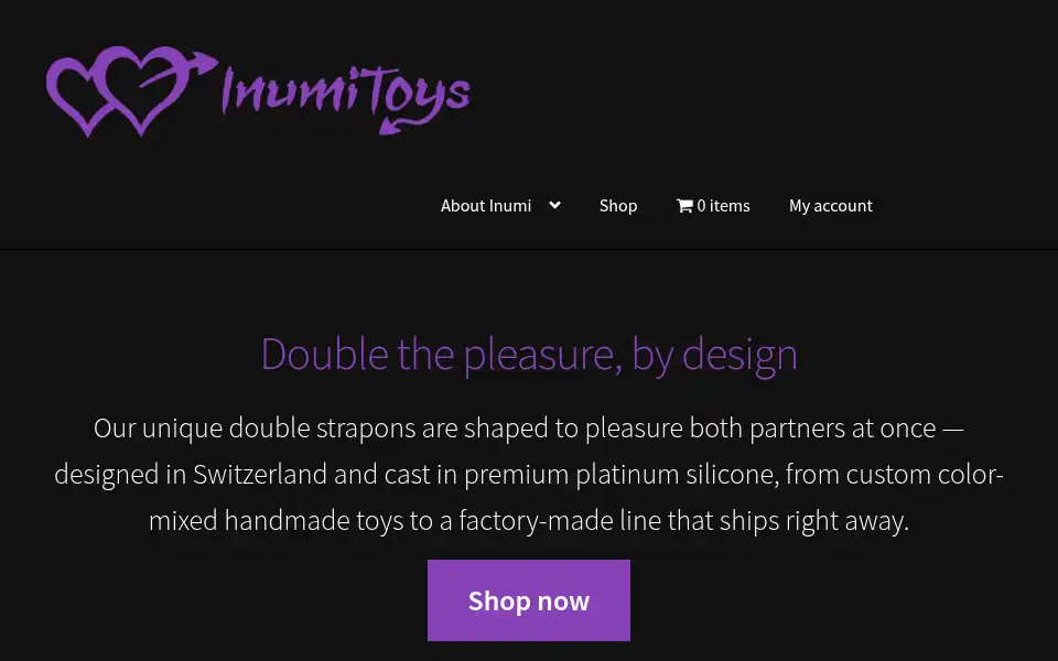 Screenshot of inumitoys.com