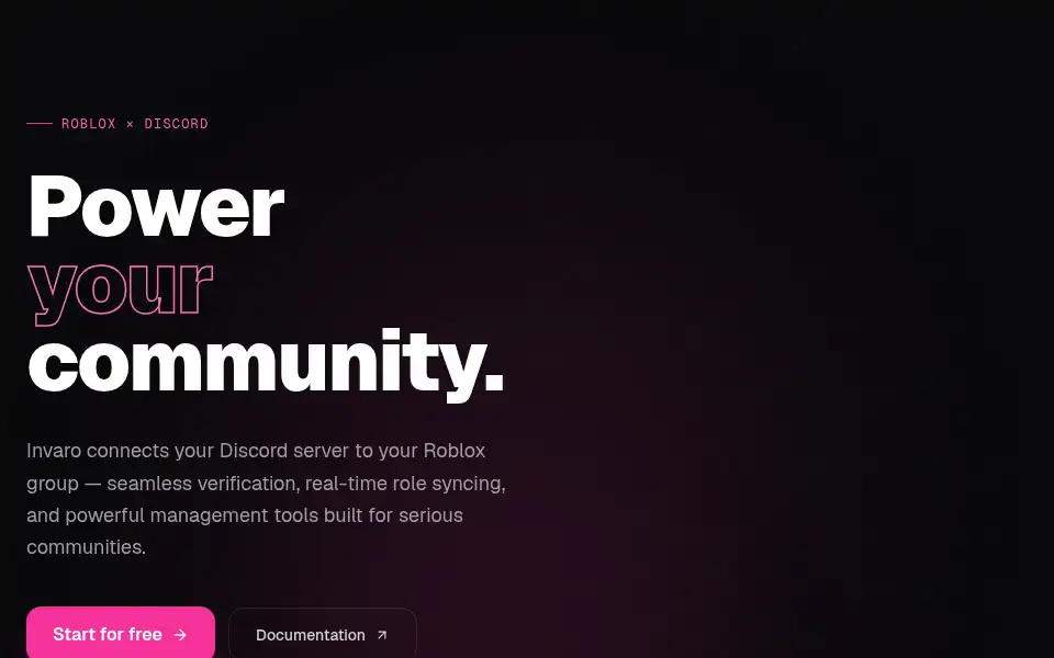 Screenshot of invaro.org