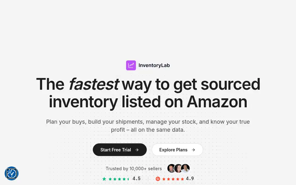Screenshot of inventorylab.com