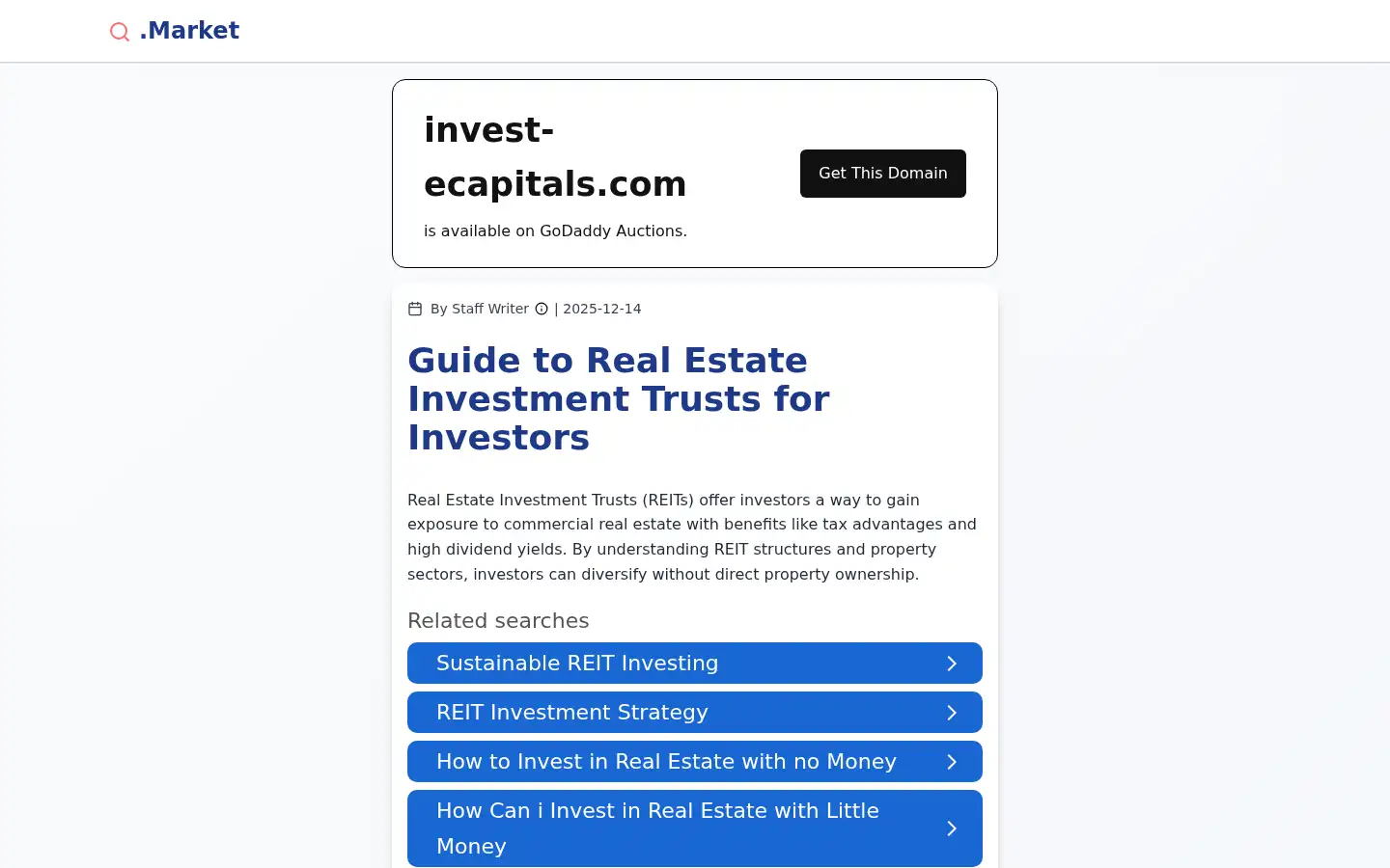 Screenshot of invest-ecapitals.com