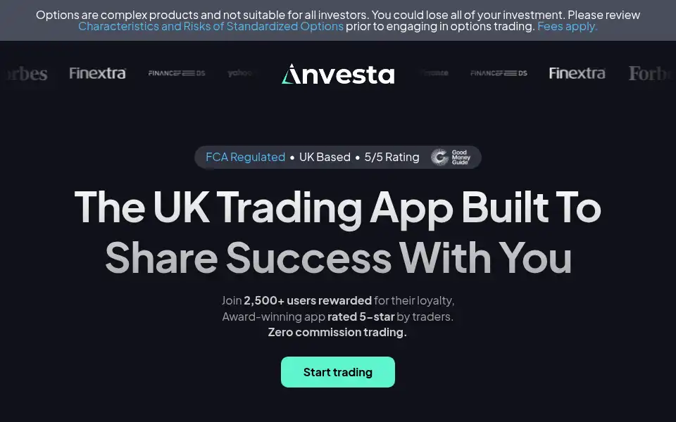 Screenshot of investa.co.uk