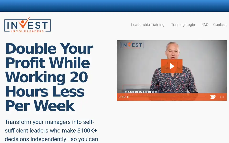 Screenshot of investinyourleaders.com