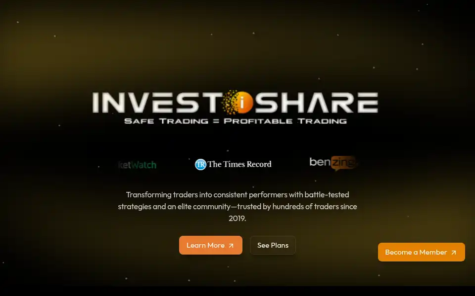 Screenshot of investishare.com