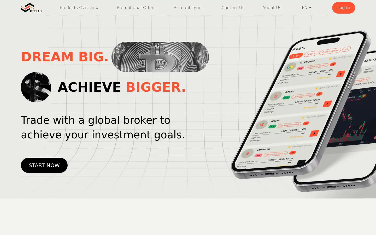 Screenshot of investment-pte.org