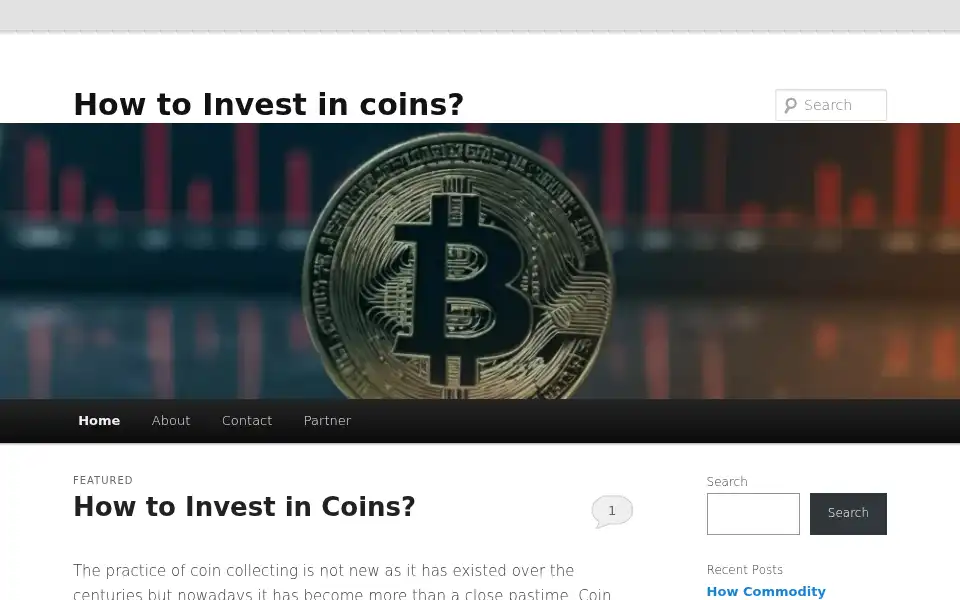 Screenshot of investmycoins.com