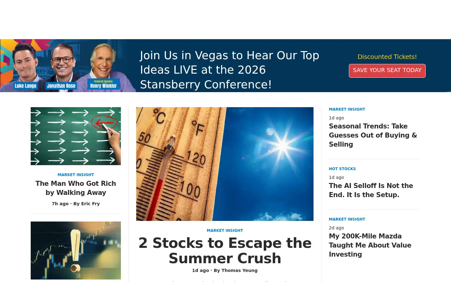 Screenshot of investorplace.com