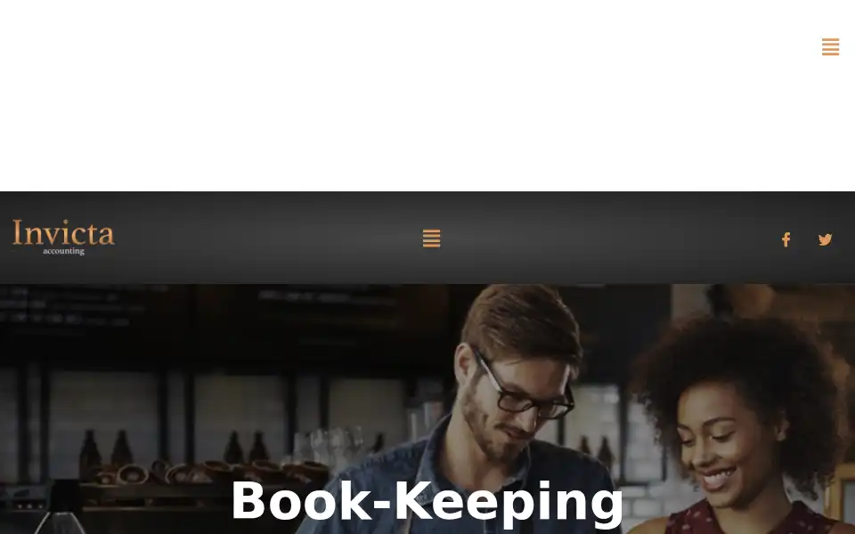 Screenshot of invicta-accounting.com