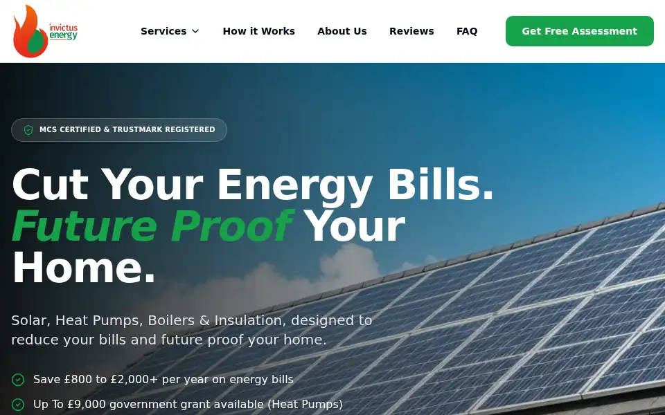Screenshot of invictusenergygroup.co.uk