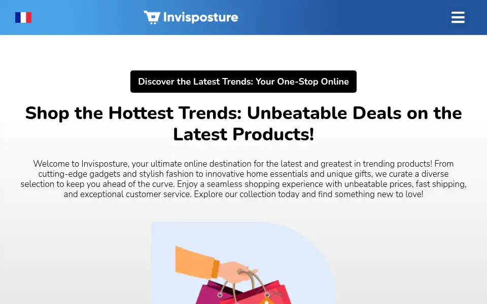 Screenshot of invisposture.com