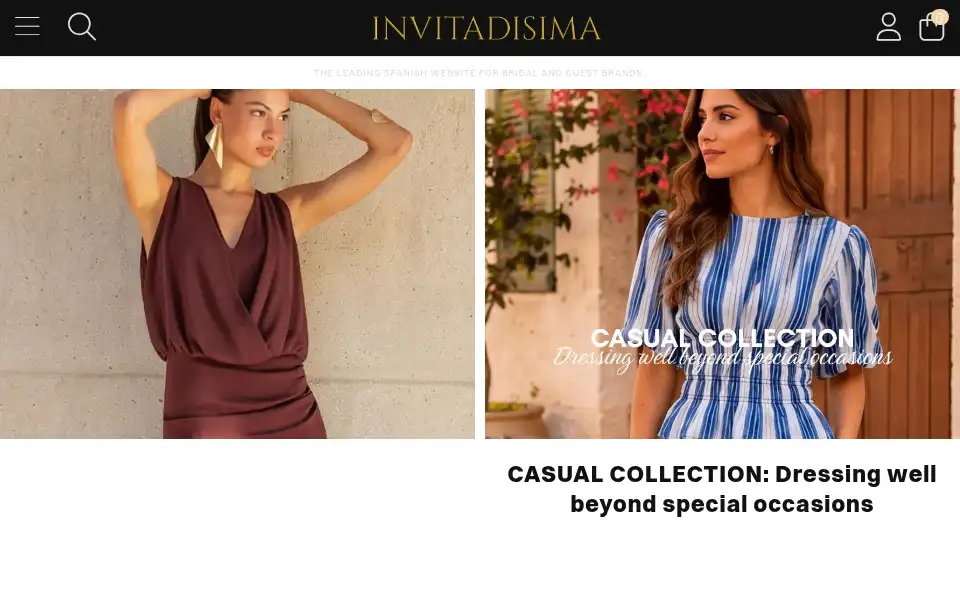 Screenshot of invitadisima.com