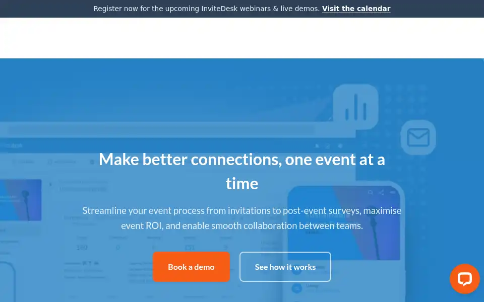 Screenshot of invitedesk.com