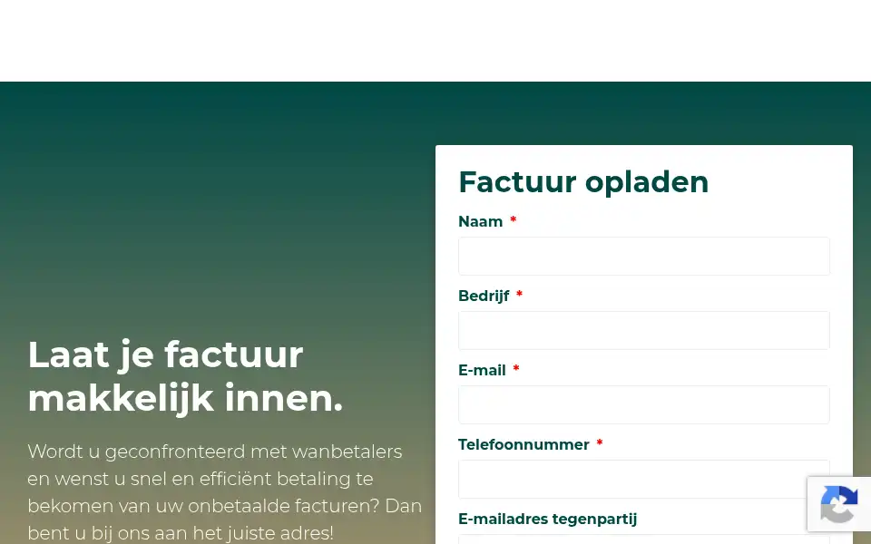 Screenshot of invordering-factuur.be