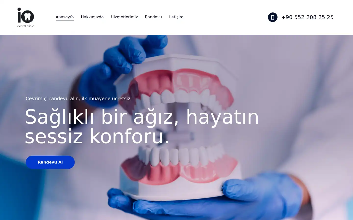 Screenshot of ioklinik.com