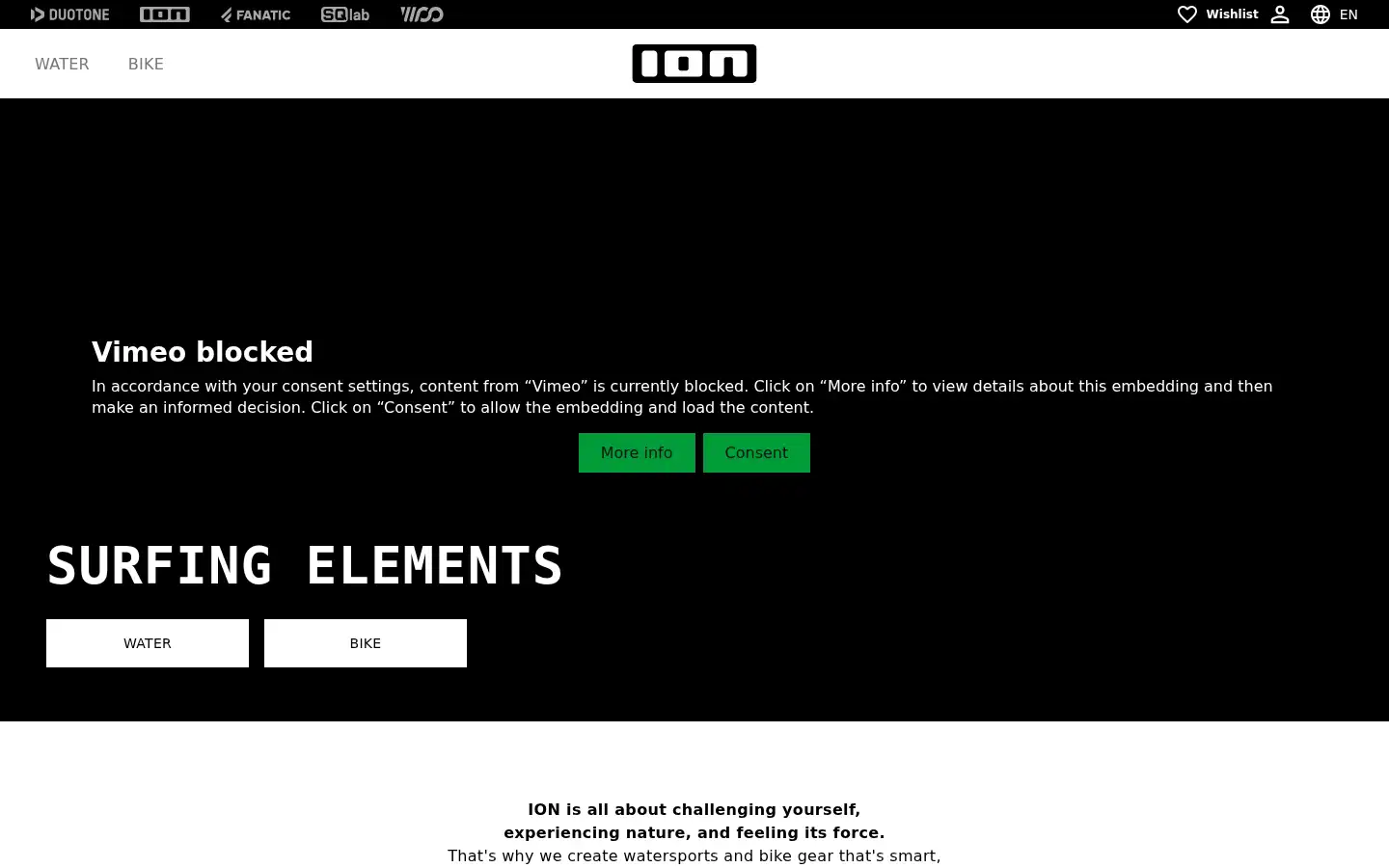Screenshot of ion-products.com