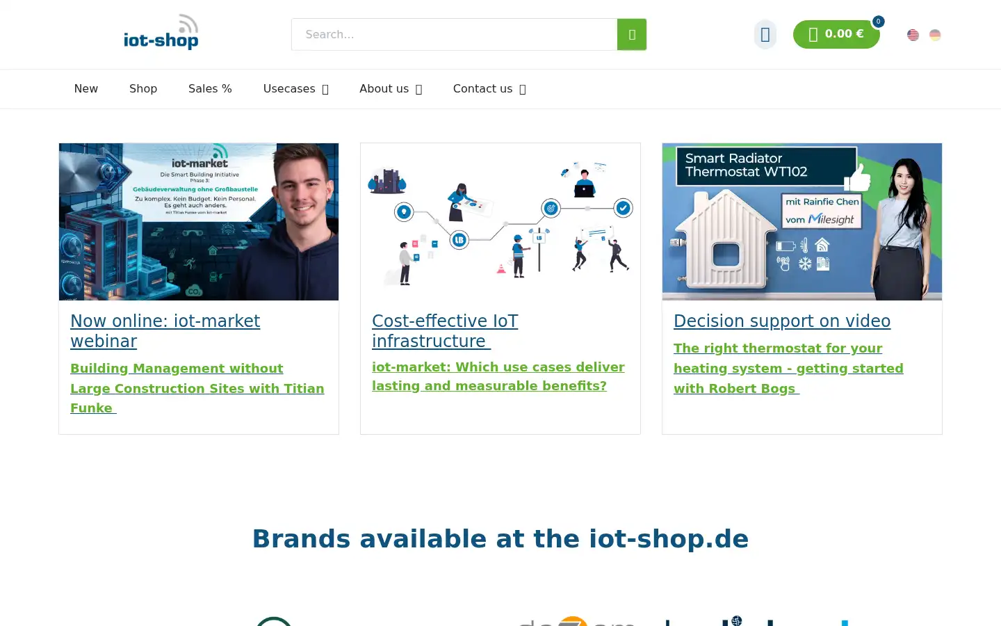 Screenshot of iot-shop.de