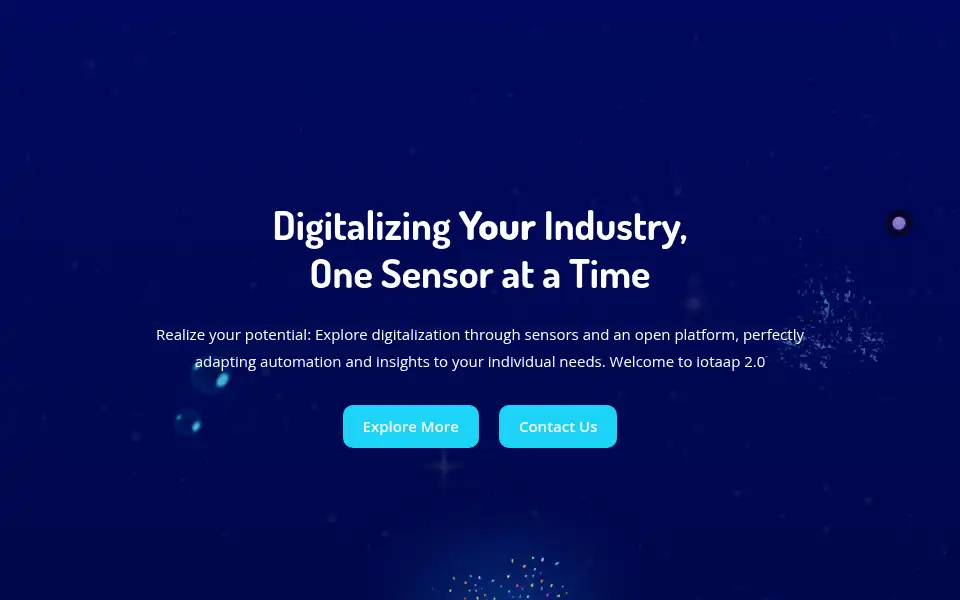 Screenshot of iotaap.io