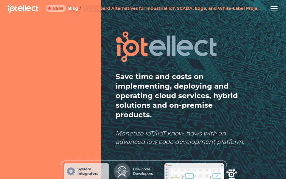 Screenshot of iotellect.com