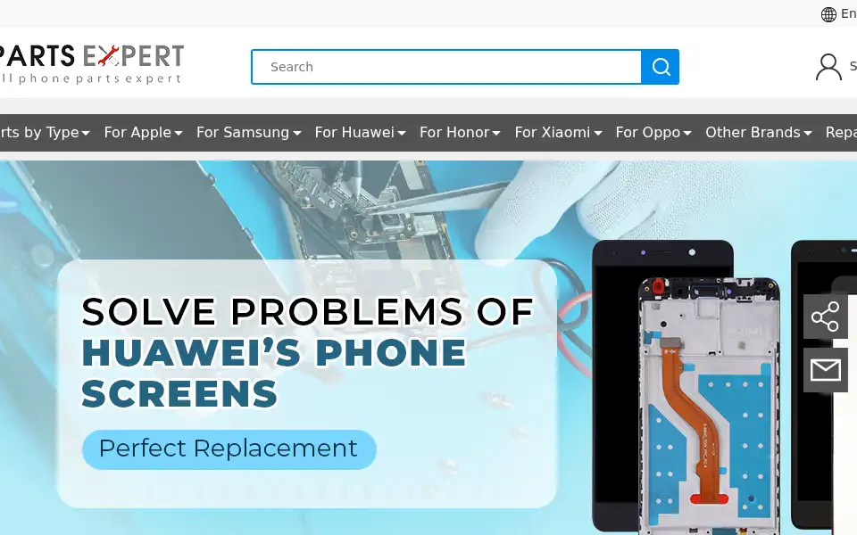 Screenshot of ipartsexpert.com