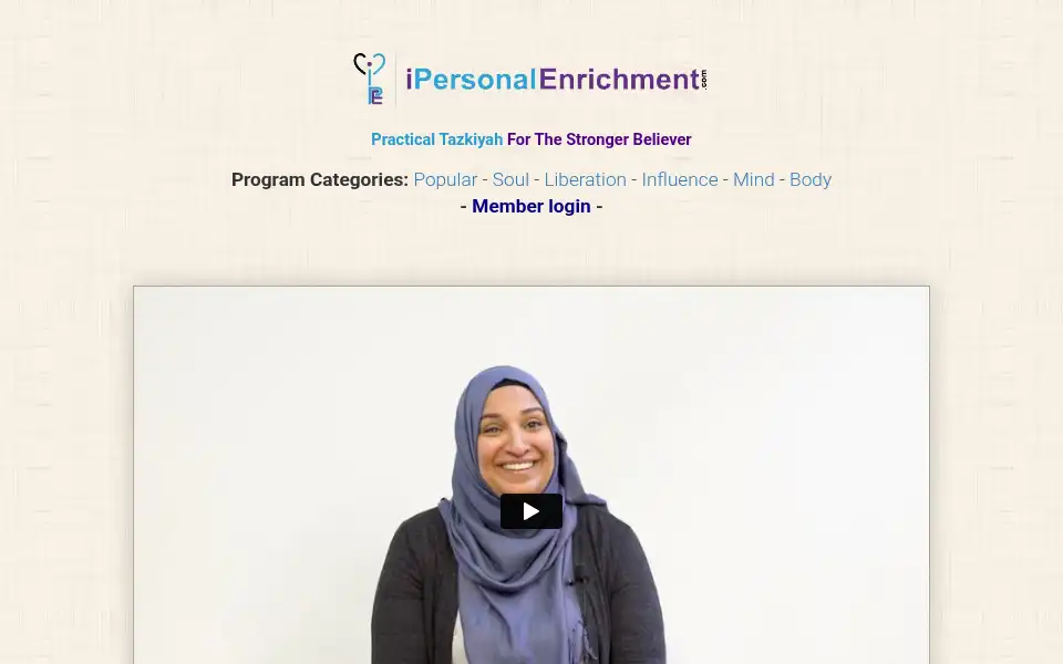 Screenshot of ipersonalenrichment.com