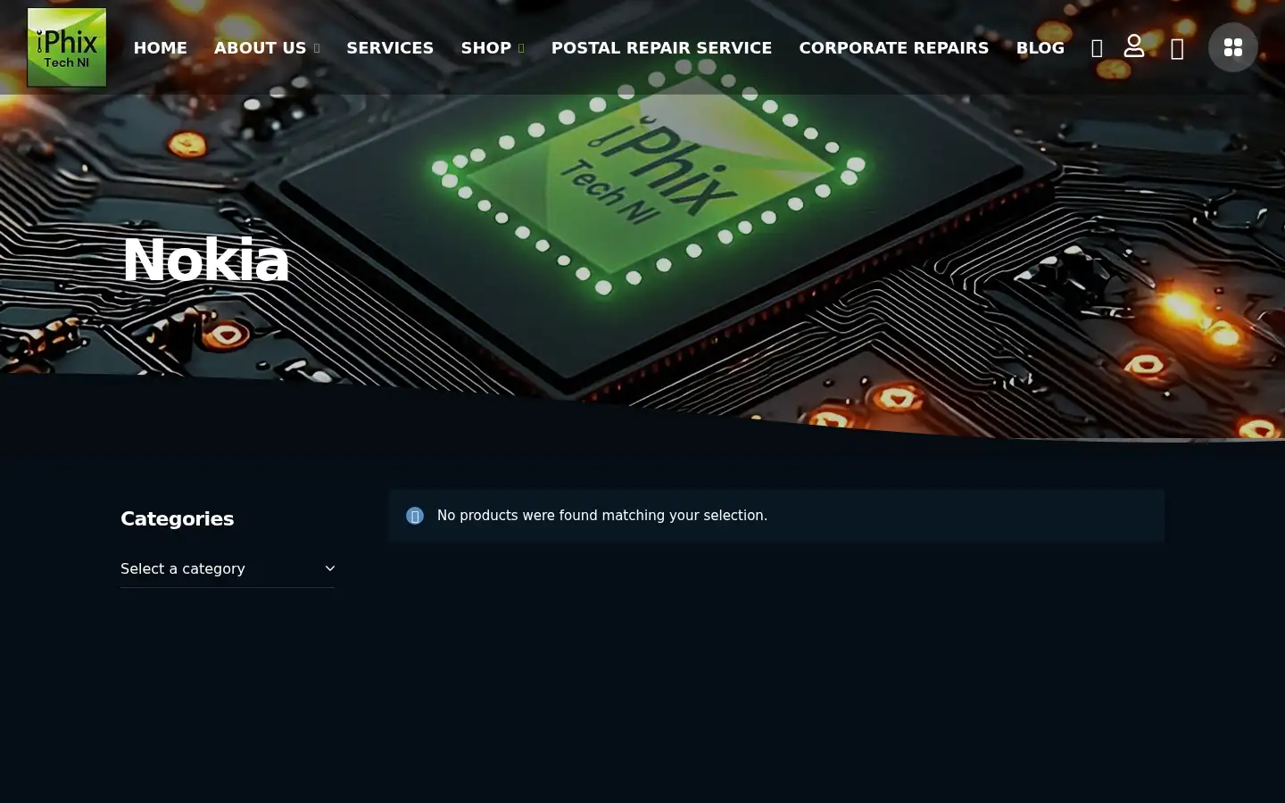 Screenshot of iphixni.com