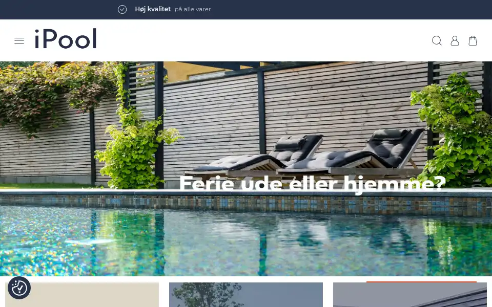Screenshot of ipool.dk