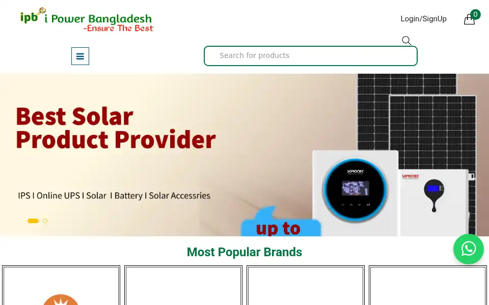Screenshot of ipowerbd.com