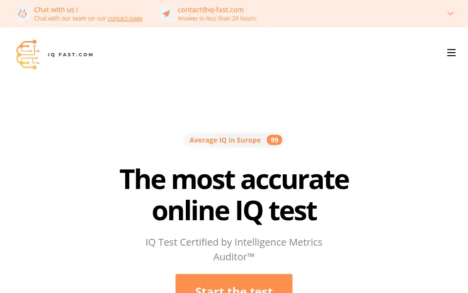 Screenshot of iq-fast.com