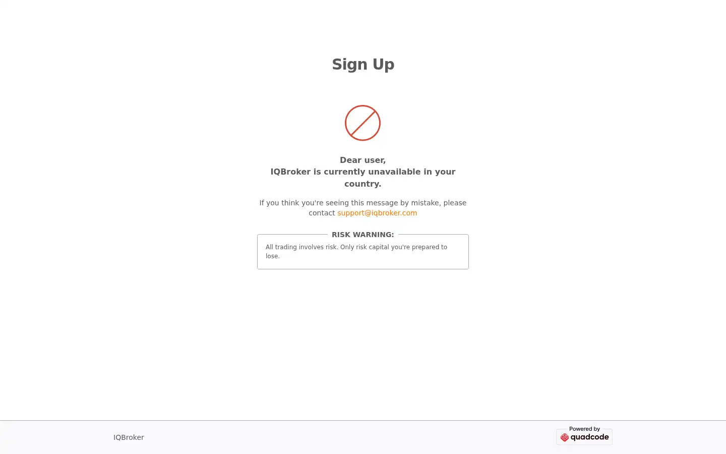 Screenshot of iqbroker.com