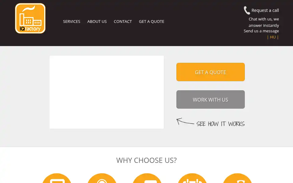 Screenshot of iqfactory.co.uk