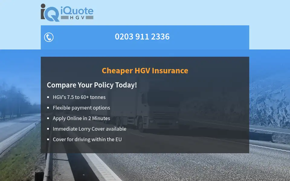 Screenshot of iquotehgvinsurance.co.uk