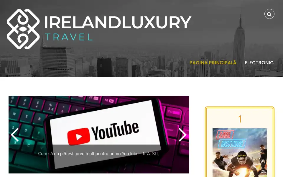 Screenshot of irelandluxurytravel.com