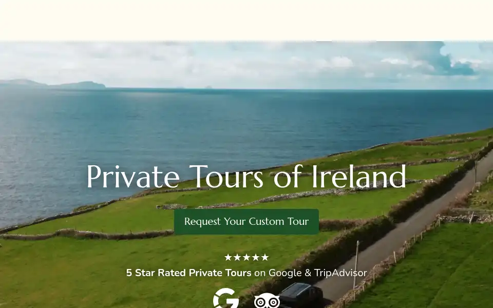 Screenshot of irelandprestigetours.com
