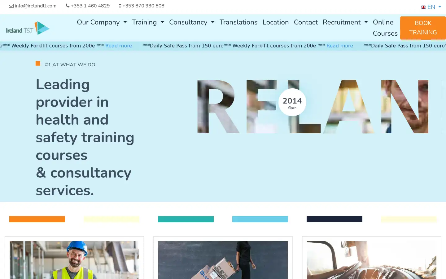 Screenshot of irelandtt.com