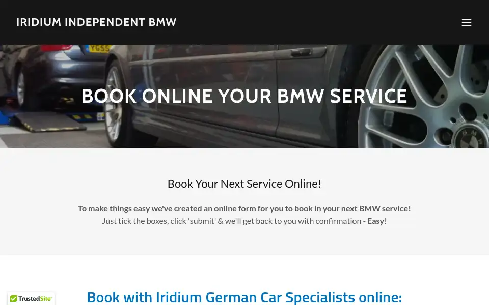 Screenshot of iridiumengineering.co.uk