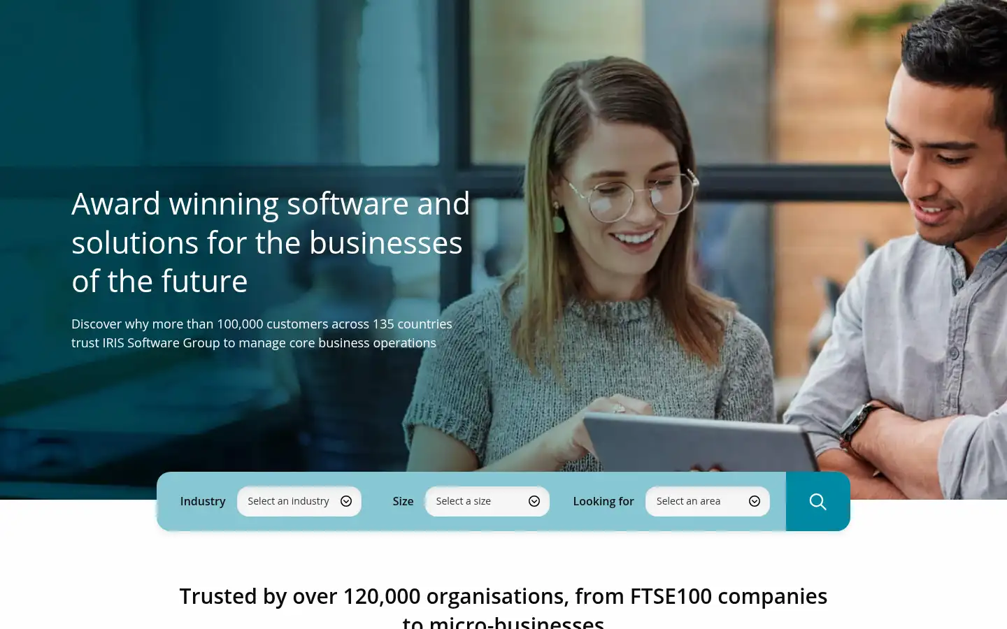 Screenshot of iris.co.uk