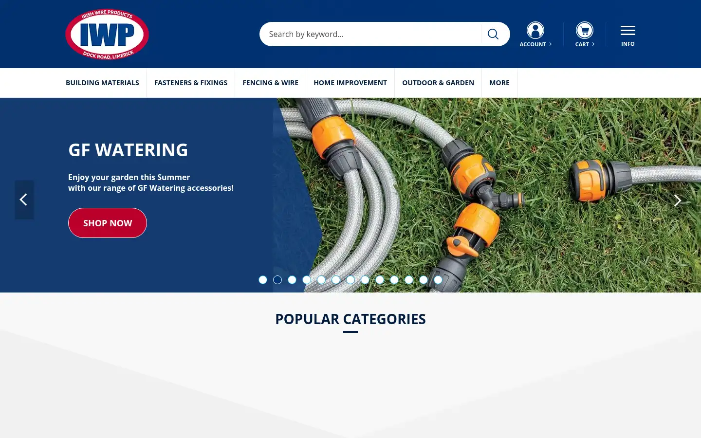 Screenshot of irishwire.com