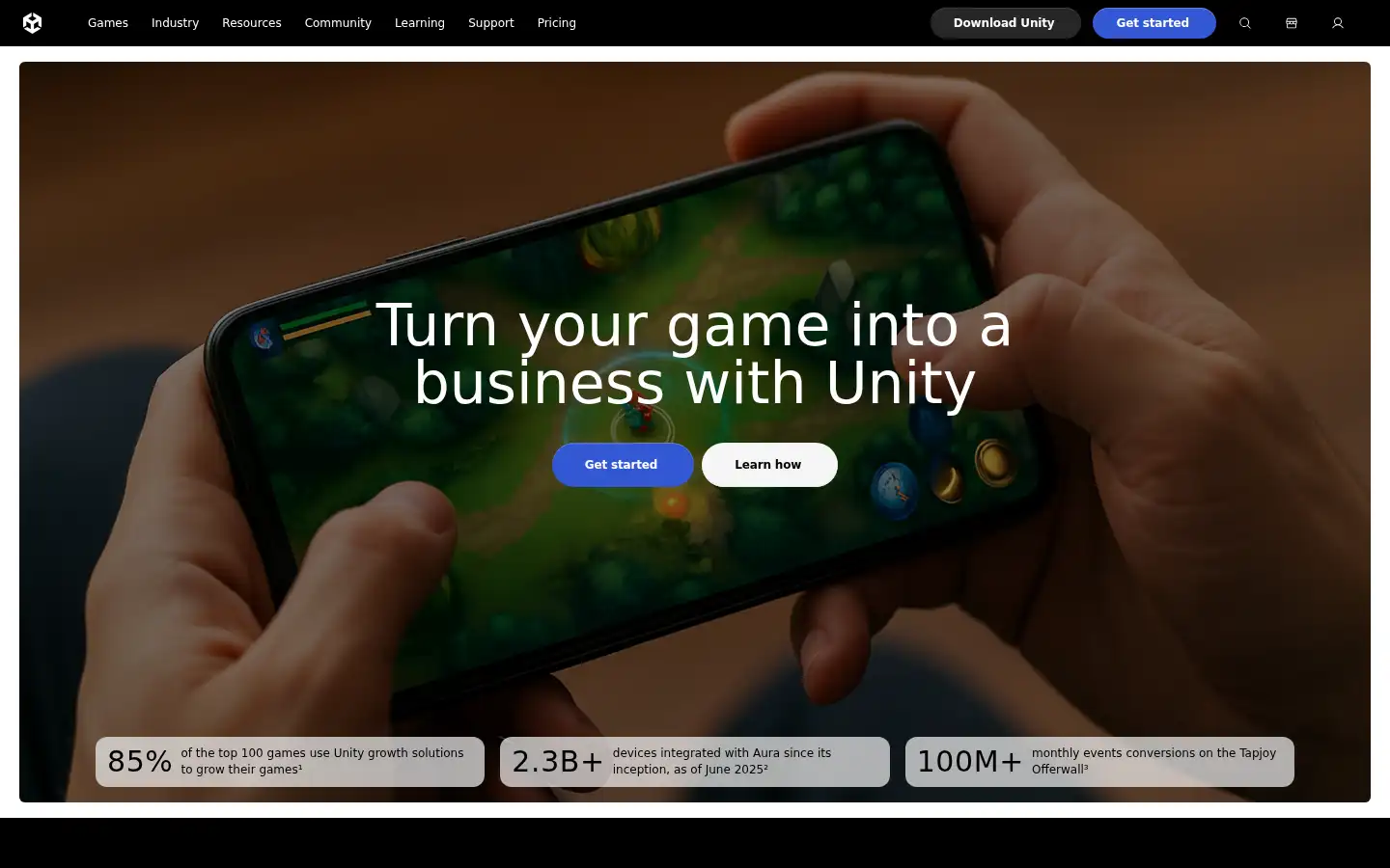 Screenshot of ironsrc.com