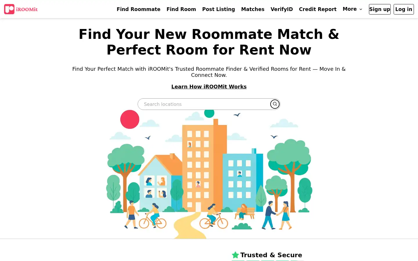 Screenshot of iroomit.com