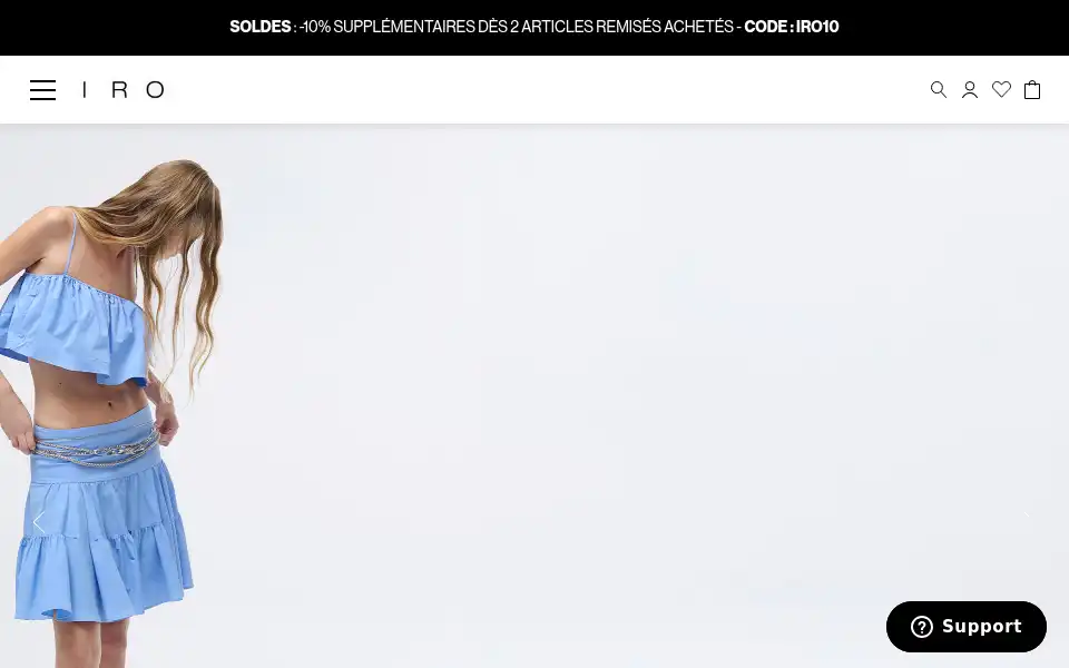 Screenshot of iroparis.com