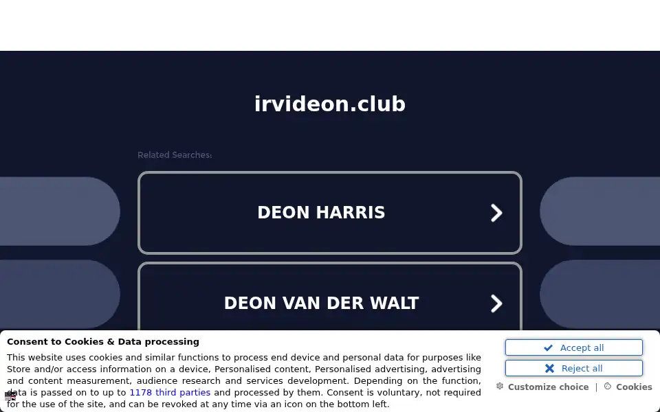 Screenshot of irvideon.club