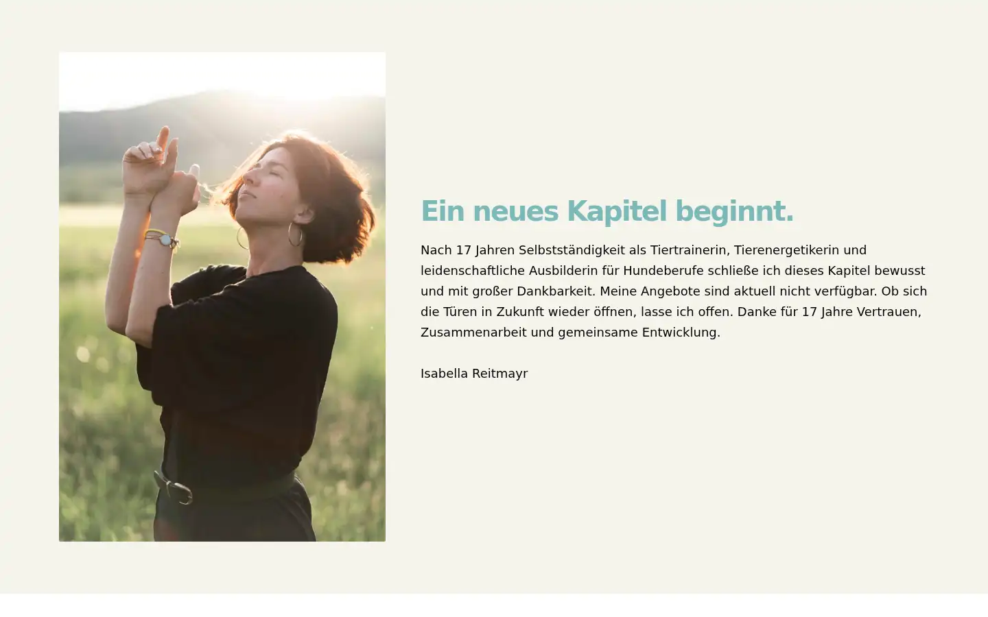 Screenshot of isabella-reitmayr.at