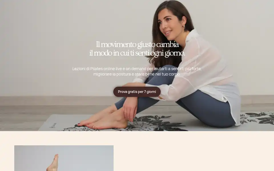 Screenshot of isabellapilates.com